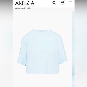 Short Baby Blue t shirt from Wilfred Free